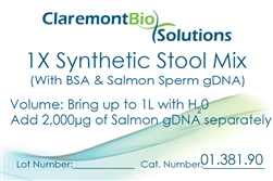 Item# 01.381.90 - 1L Human/Animal-based Synthetic  Stool Mix (w/BSA & HgDNA)