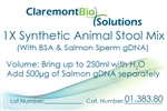 01.383.80 250mL Synthetic Animal-based Stool Mix with Bovine Serum Albumin and Salmon Sperm gDNA